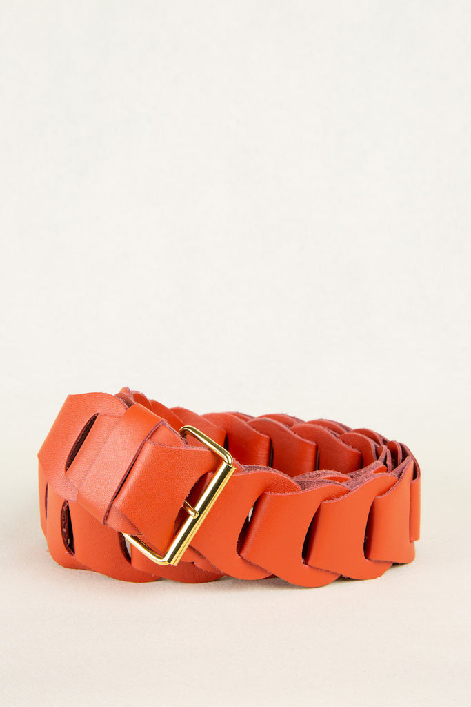 Orange link belt