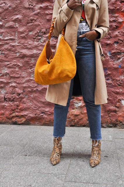 Hobo Suède Jaune
