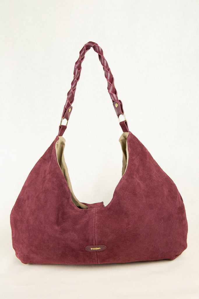 Hobo Suede Burgundy