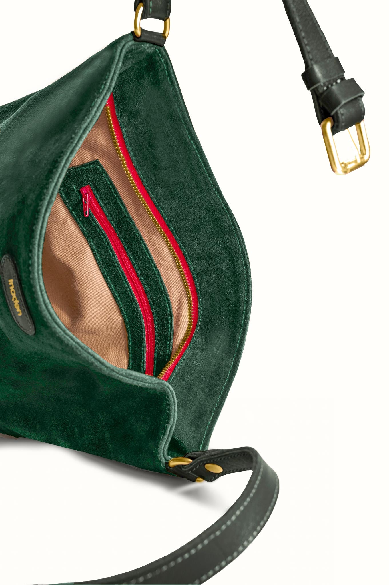 Sac Sofia Suède Vert